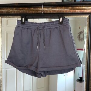 Gray Casual Lounge Shorts